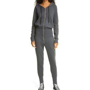 NSF Women's Stasia Front Zip Hooded Jumpsuit
